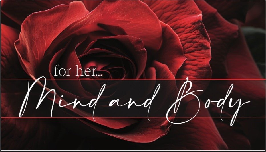 Just for Her — Mind and Body branded card, rose design